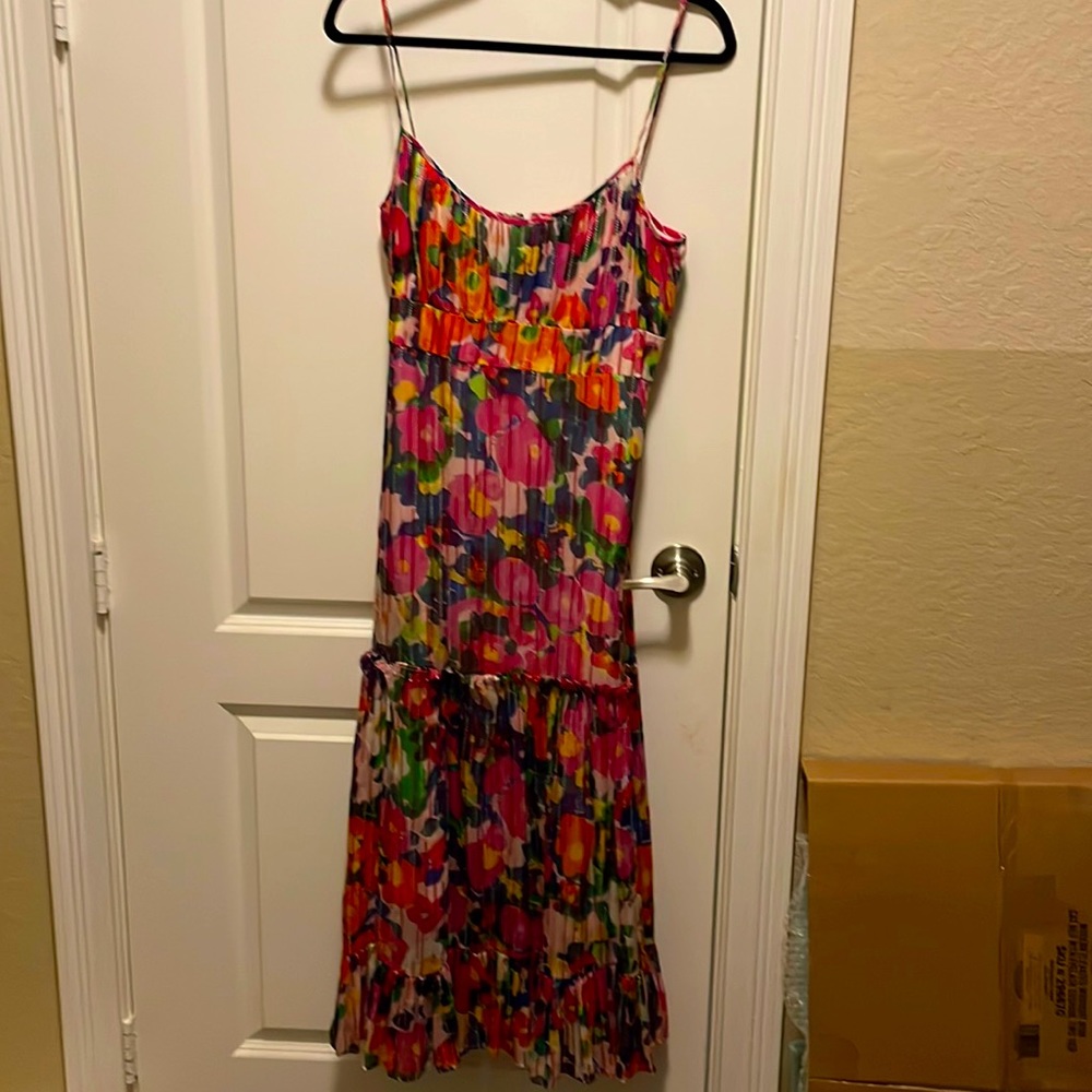 Saloni Size 8 Floral Dress.